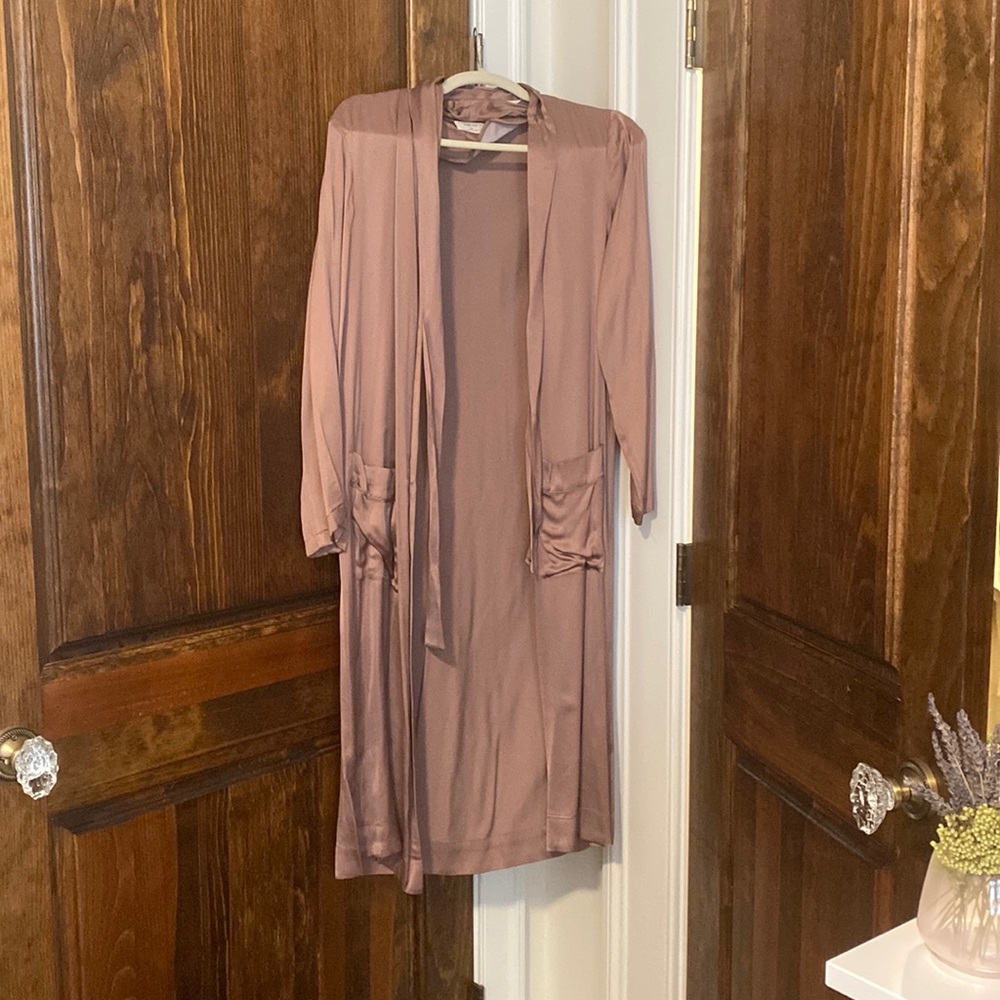 Aritzia Silk Kimono with Belt